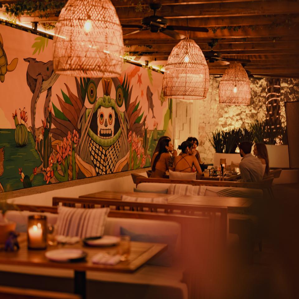 mural in Awacate resturant