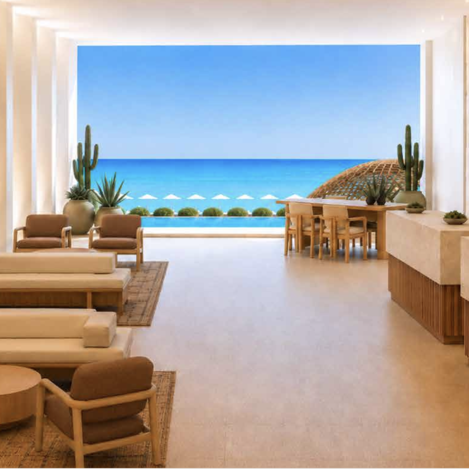 Viceroy Los Cabos lobby rendering