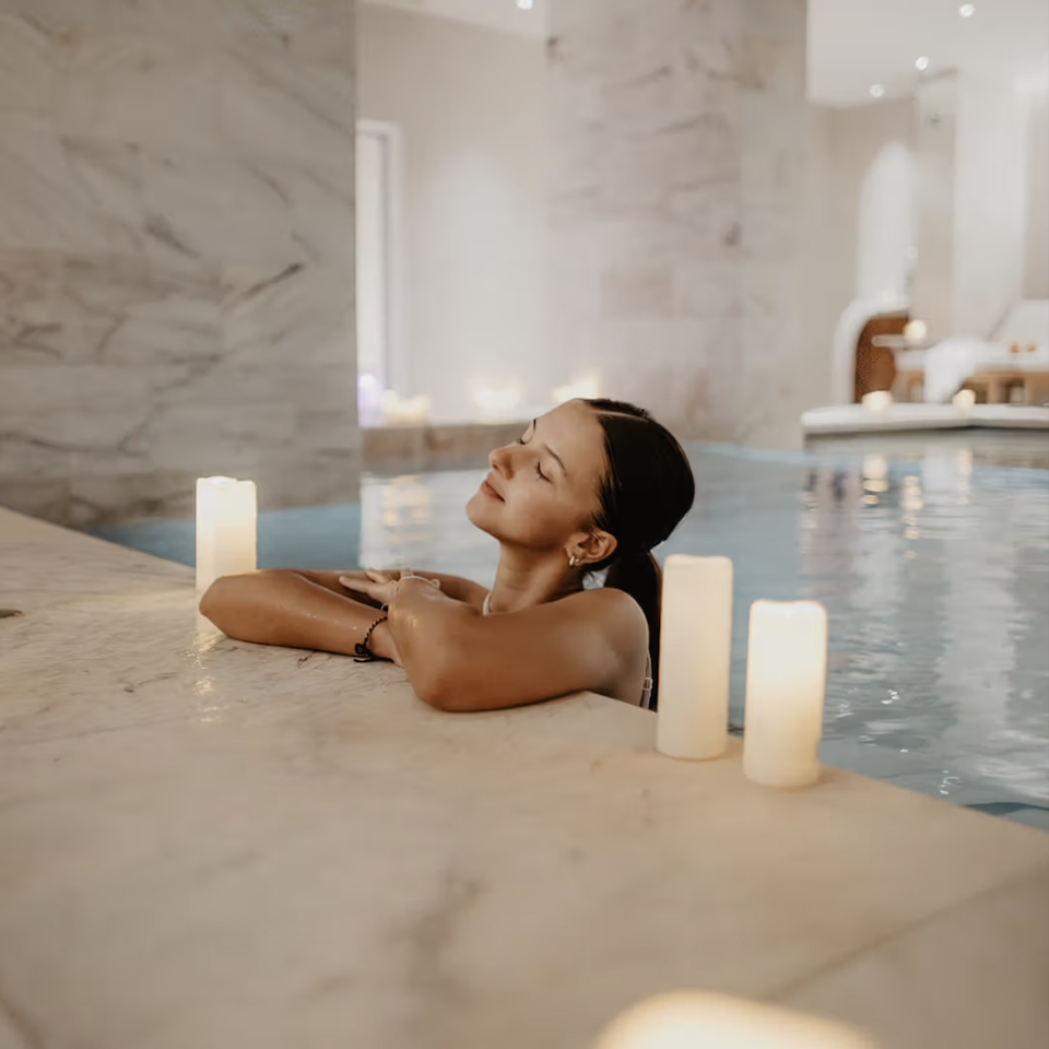 woman at spa