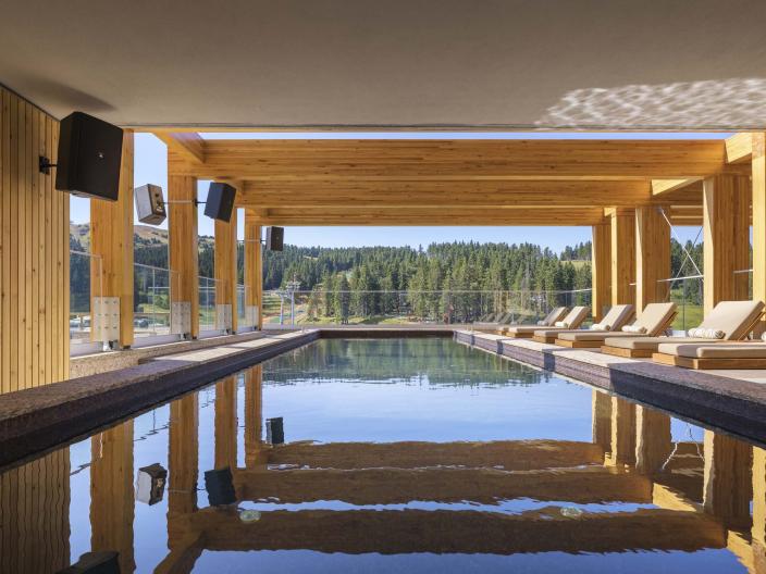 exterior pool at Viceroy Kopaonik