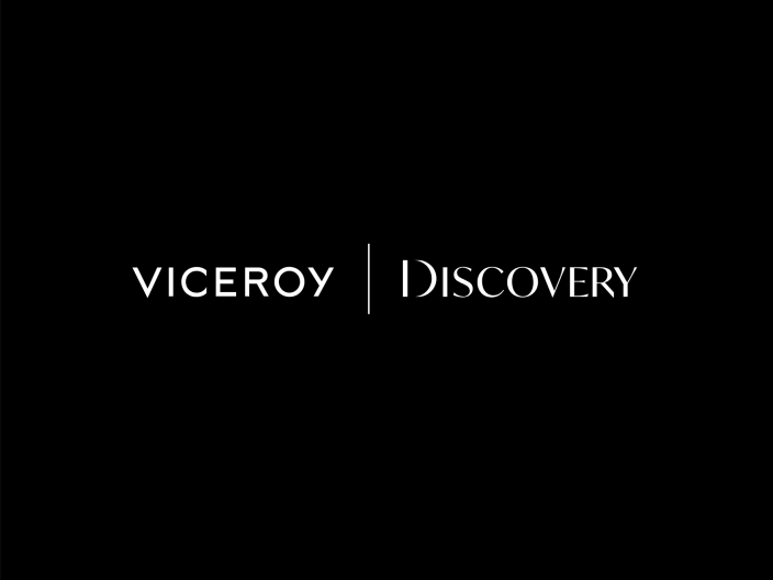 The Viceroy Discovery logo in white on a black background.