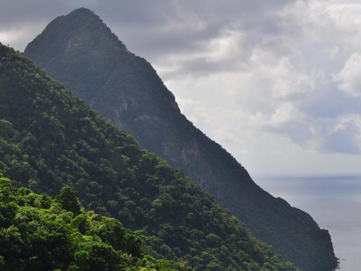 green mountain peaks