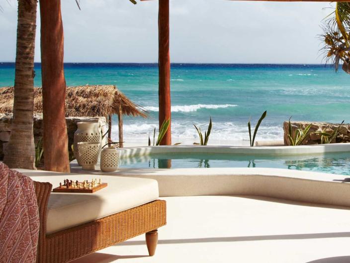 riviera maya Beachfront Villa with Private Pool and Deck