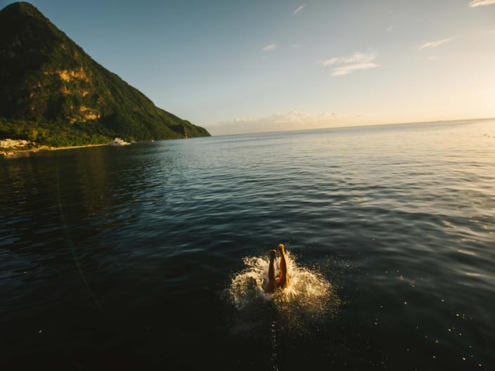 Snorkeling by Moonlight in Sugar Beach