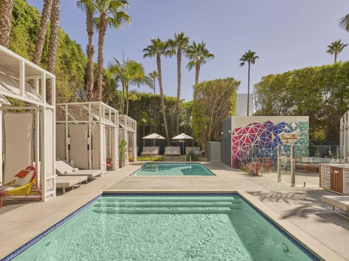 Sugar Palm & Backyard Pool Buyout santa monica