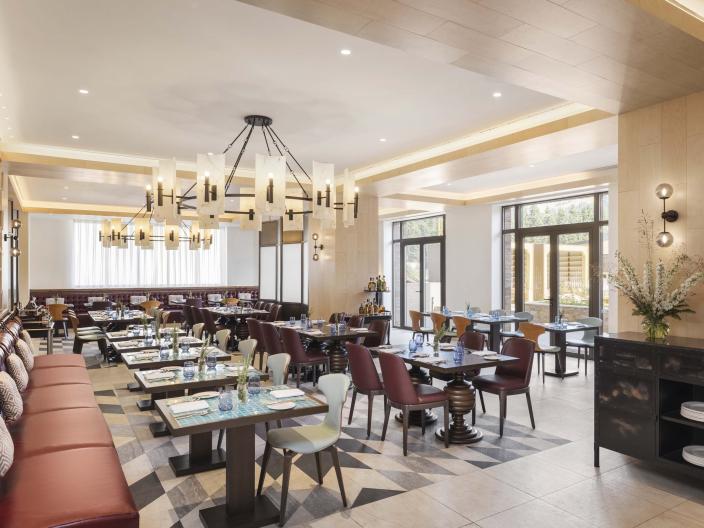 The dining room of Mountain Kitchen at Viceroy Kopaonik Serbia