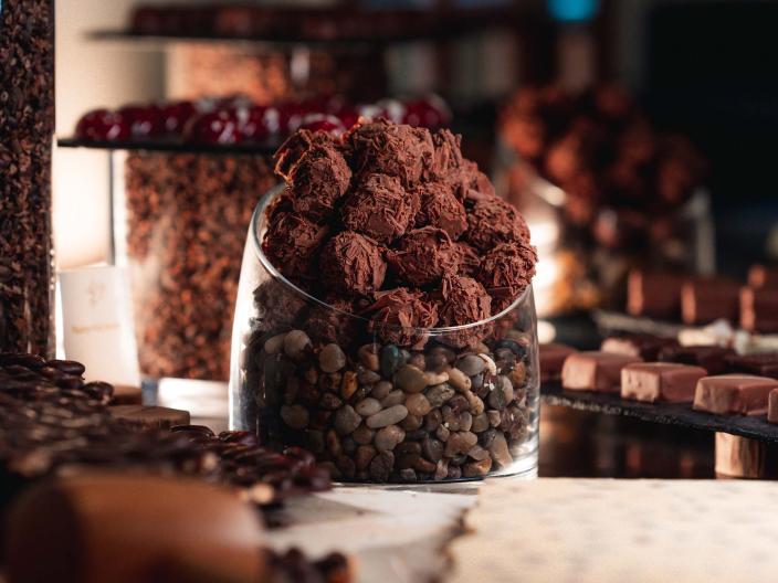 A glass of cocoa from Cocoa Mill