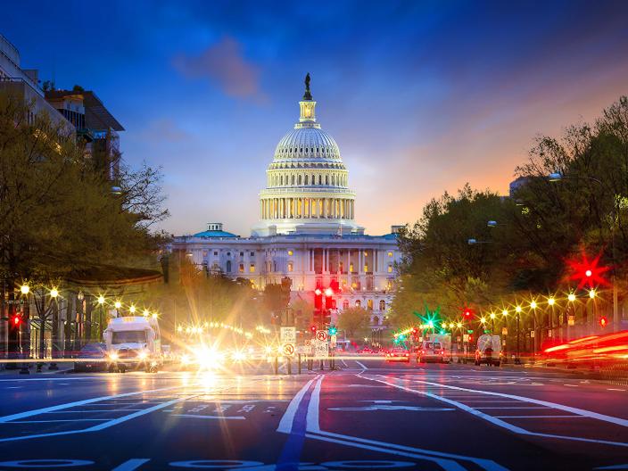 A view of the Capitol Building in Washington, DC