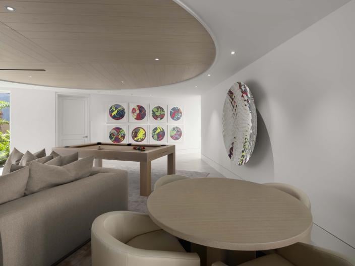 spice of life living room art showcase