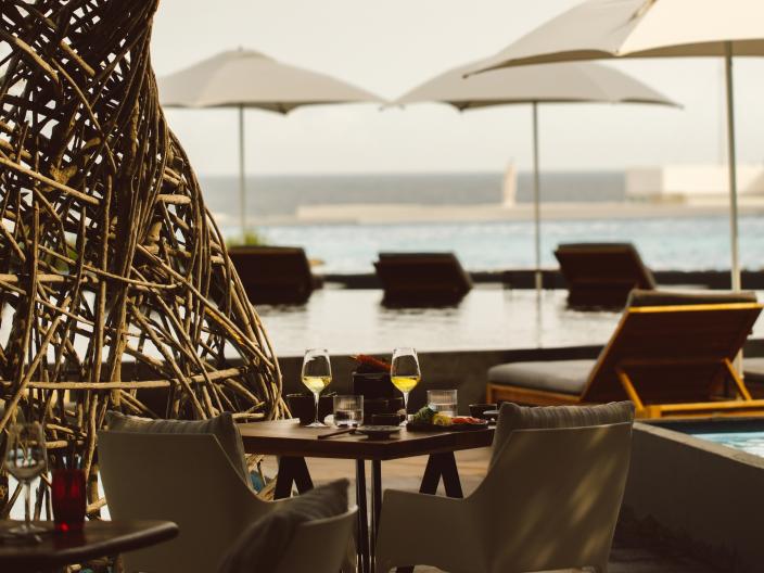 view of poolside food and beverage 