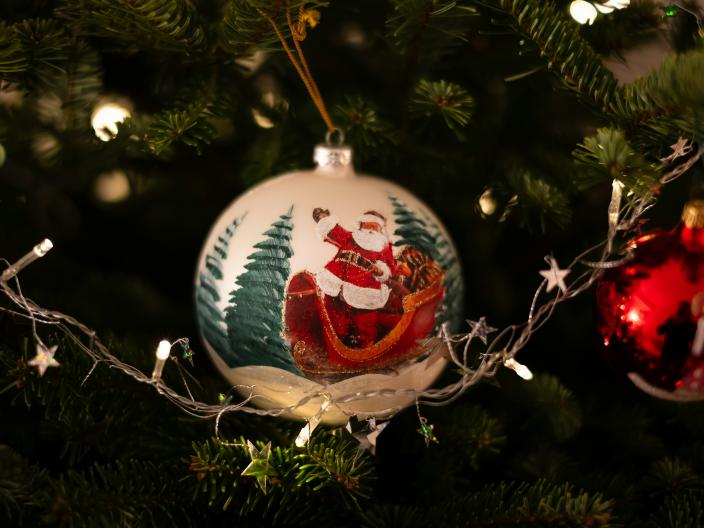 santa ornament