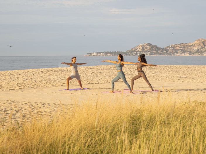 Beach Yoga at Viceroy Los Cabos