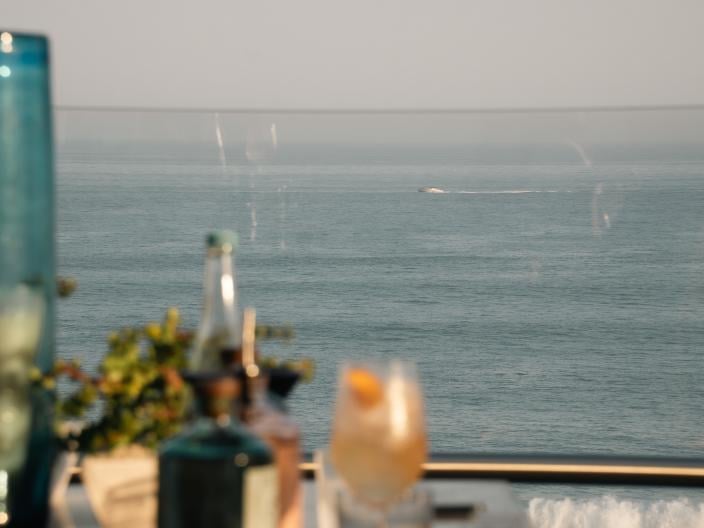 drink over oceanview