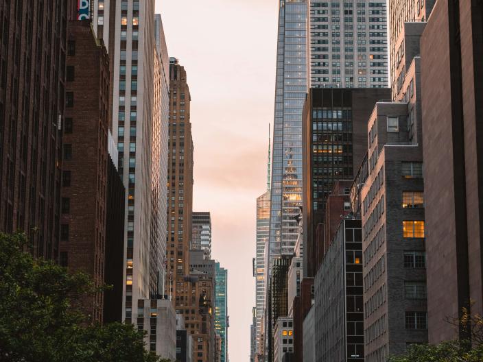 Vue sur Park Avenue à New York