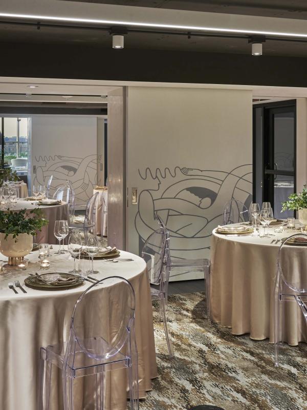 interior view of wedding venue