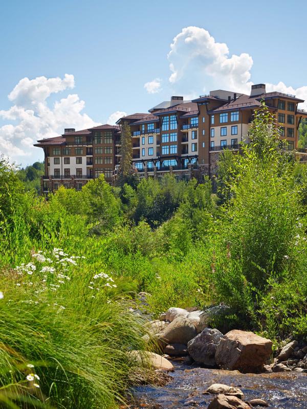 Viceroy Snowmass view from a brook.