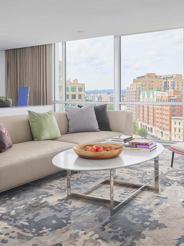 A room at Viceroy Zena Washington DC with a view of the city