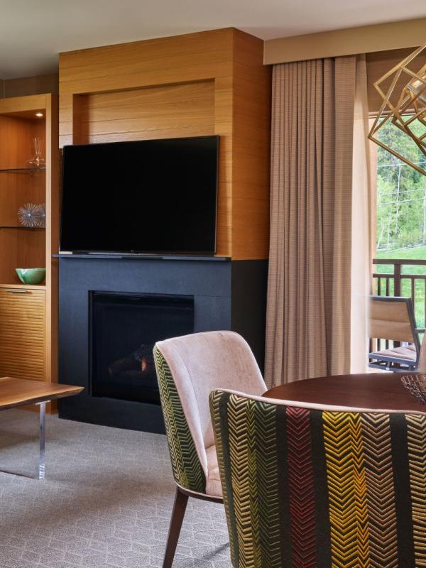 interior of living room in two bedroom suite