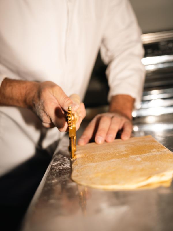chef making pastry