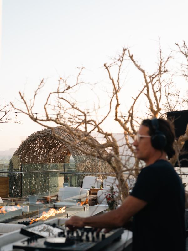 party on the rooftop
