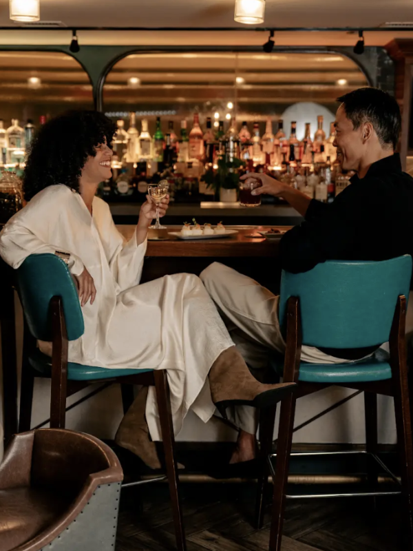 couple getting a drink