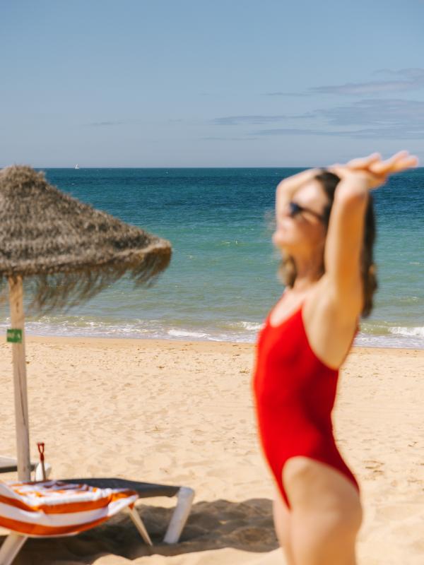 Une famille à la plage