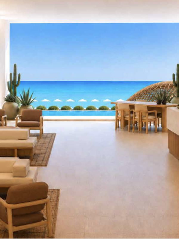 Viceroy Los Cabos lobby rendering